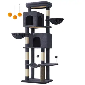  FEANDREA Feandrea Krabpaal XL   175 cm Hoog   Kattenboom met Holletje...