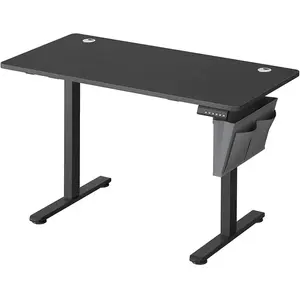 SONGMICS Bureau électrique assis-debout réglable en hauteur, Noir D'en... pas cher