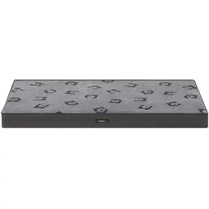 Feandrea Hondenbed, Wasbaar Hondenkussen, Afneembare Hondenmat, Waterdicht, 120 x 74 x 10 cm, Maat XXL, voor Grote Honden, Duifgrijs PGW244G01 pas cher