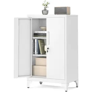 SONGMICS Caisson de bureau polyvalent, Gris Mat / 60L cm OMC012G01 pas cher