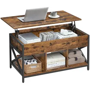 VASAGLE Table basse relevable rangement LCT202B01 pas cher
