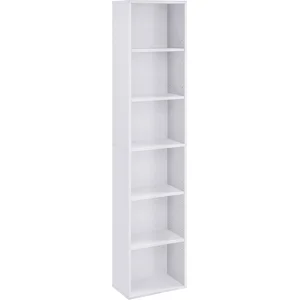 Comparateur de prix : Étagère de rangement - VASAGLE - 6 niveaux - Blanc - Matériau panneau ...