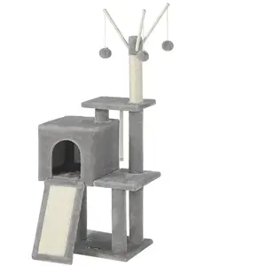 Feandrea Arbre À Chat Taille Petite, Gris Clair pas cher