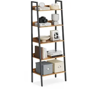 Étagère Échelle VASAGLE - Bibliothèque 5 Niveaux - Style Industriel - Facile à Assembler pas cher