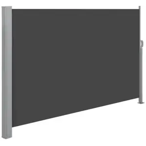 Store latéral rétractable SONGMICS - Gris Anthracite - 200 x 400 cm - ...Vendu parcdiscount