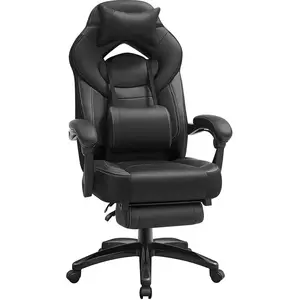 SONGMICS Fauteuil De Bureau Ergonomique, Noir pas cher