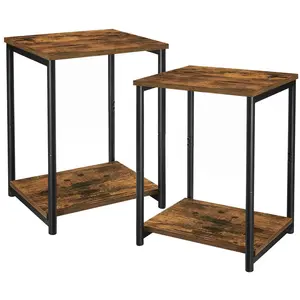 VASAGLE 2 Tables industriel LET272B01 pas cher