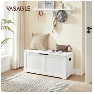 Songmics - vasagle Coffre de Rangement Intérieur, Banc à Chaussures, Pouf, Banquette, Rangement pour Jouet Enfant, avec Charnières de Sécurité, StyleVendu parsongmics