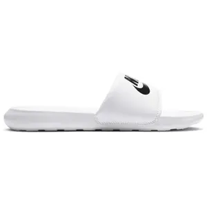 NIKE NIKE W VICTORI ONE SLIDE PRINT Women, girls. Baskets, Blanc/Noir/Blanc, 41.5 EU pas cher