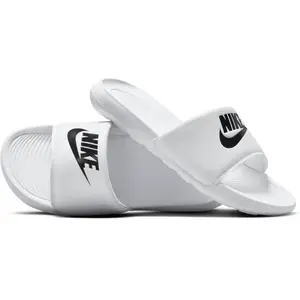 Nike Victori One Slide Femme Basket, White Black White, 38 EU