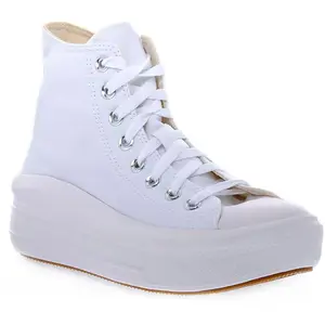 Comparateur de prix : Converse Chuck Taylor All Star Move High Femme - White, White 38
