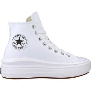 CONVERSE CHUCK TAYLOR ALL STAR MOVE PLATFORM FUNDATIONAL LEATHER Wit 37 EU pas cher