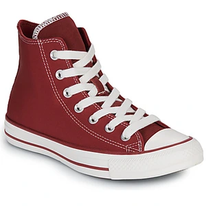 Hoge Sneakers Converse CHUCK TAYLOR ALL STAR CANVAS + SUEDE Rood pas cher