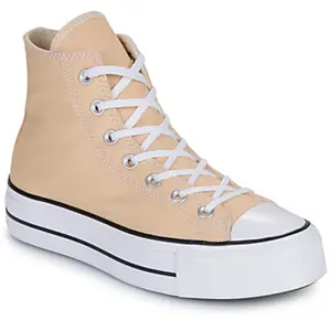 Hoge Sneakers Converse CHUCK TAYLOR ALL STAR LIFT PLATFORM Beige pas cher