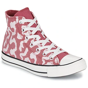 Hoge Sneakers Converse CHUCK TAYLOR ALL STAR LEOPARD REMIX Roze pas cher