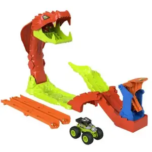 Mattel Hot Wheels Monster Trucks Gigantische Schlangenjagd pas cher