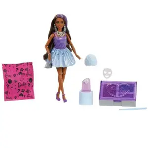 Barbie Glam Party Unboxed Purple Petite Doll pas cher