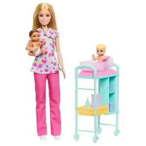 Barbie coffret pédiatre - Barbie® - JMK12 pas cher