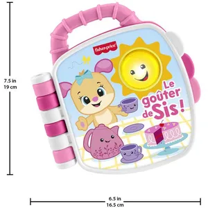 Livre déveil - Le goûter de Sis - Fisher-Price - JMC52 pas cher