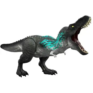 Figurine - JURASSIC WORLD MATTEL - T-Rex - Activation attaque - Effets dynamiques pas cher