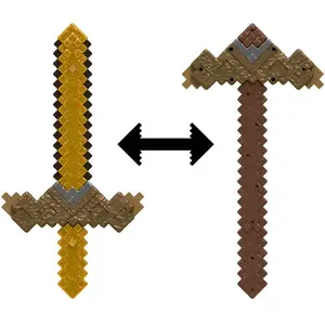 Mattel Epée Pioche 2 en 1 Minecraft pas cher