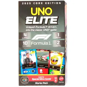 Comparateur de prix : Mattel Games Mattel - Uno Élite Formule 1 Édition Standard 2025