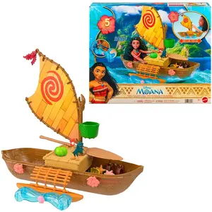Mattel LA GRANDE PIROGUE DE VAIANA pas cher