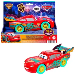 Mattel Disney Pixar Cars Lightning McQueen mit Lichtern und Geräuschen