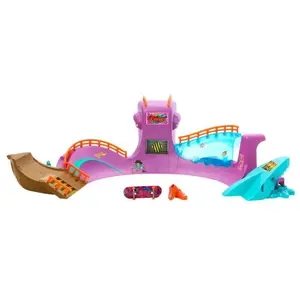 Comparateur de prix : Hot wheels skate-skatepark octopus-coffret avec fingerboard exclusif HMK01