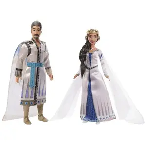Mattel Disney-Wish-Le Roi Magnifico et La Reine Amaya du Royaume de Rosas HRC18 pas cher