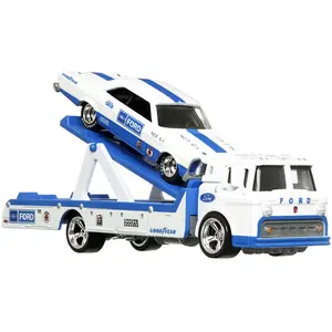 Hot Wheels Transport D´équipe Camion Et Course Mercedes Benz pas cher