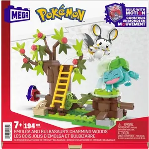 MEGA Pokémon Emolgas und Bisasams bezaubernde Wälder pas cher