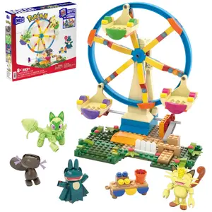 Mega Constructeur D´aventures Grande Roue Figure Amusante Pokémon