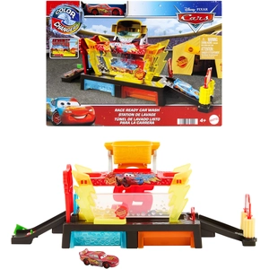 Mattel Hot Wheels Disney Pixar-Station De Lavage Cars Color Changers-Coffret - 4 ans+- JBM70 pas cher