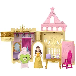 Mattel Disney Princess Disney Princesse Petites poupées Belle Empilage Château pas cher