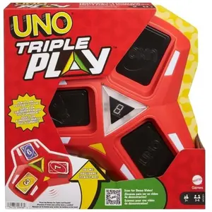 Mattel Jeu de cartes Games Uno Triple Play pas cher