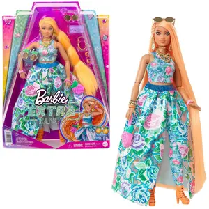 Poupée Barbie stylisée Extra Fancy + accessoires et figurine de chat pas cher