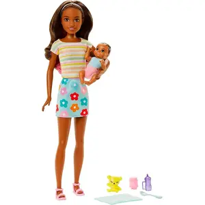 Barbie Poupée Skiper Sitter Dvb pas cher