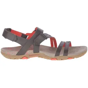 Sandales Femme Merrell Sandspur - Marron et Corail pas cher