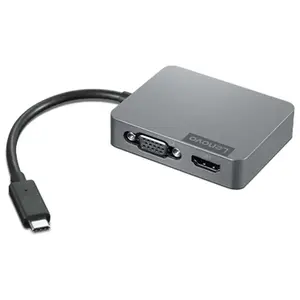 Lenovo 4X91A30366 station d'accueil USB 2.0 Type-C Gris pas cher