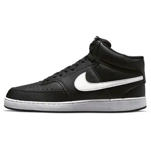 Comparateur de prix : Chaussure - Nike - Court Vision Mid Next Nature - Noir - Lacets - Plat