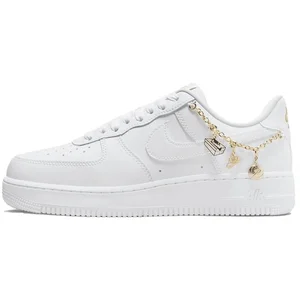 Baskets - NIKE - Air Force 1 Low LX - Femme - Blanc / Or métallique / ...