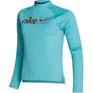 T-shirt Turquoise Femme Nike Midlayer pas cher