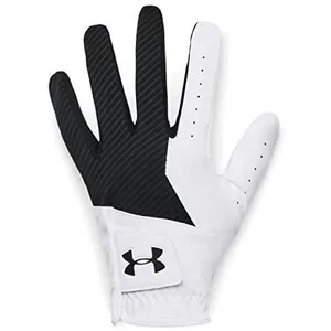 Under Armour Heren Golfhandschoen Medal Wit/Zwart Linker handschoen (rechtshandige speler) Mt. L pas cher