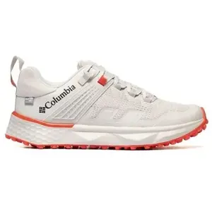 Columbia Men's Facet 75 Outdry, Waterproof Low Rise Trekking and Hiking Shoes, Moonstone/Red Quartz, 9