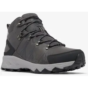 Columbia Peakfreak II Mid Outdry Bottes de randonnée et de trekking imperméables en cuir pour homme, Ti Grey Steel Dark Grey 2024, 43 EU