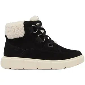Sorel SOREL EXPLORER  III NW LACE WP Dames Snowboots - Black, Sea Salt pas cher