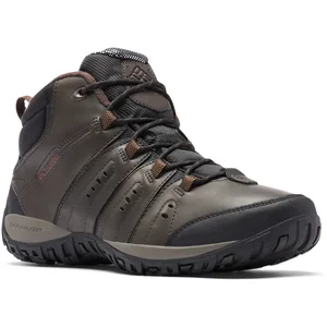 Columbia WOODBURN II CHUKKA WP OMNI-HEAT Heren Wandelschoenen - Cordovan, Garnet Red pas cher