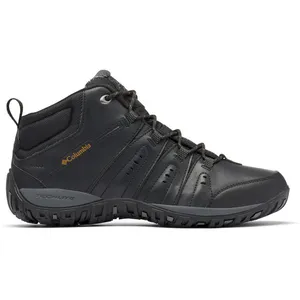 Columbia WOODBURN II CHUKKA WP OMNI-HEAT Heren Wandelschoenen - Black, Goldenrod pas cher