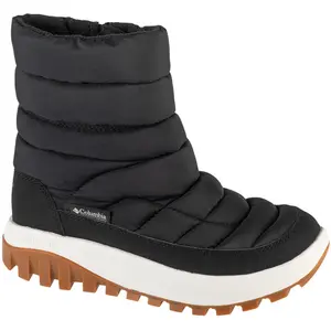 Columbia Bottes de neige mi-hautes Snowtrot pour femme, Sel de mer noi...